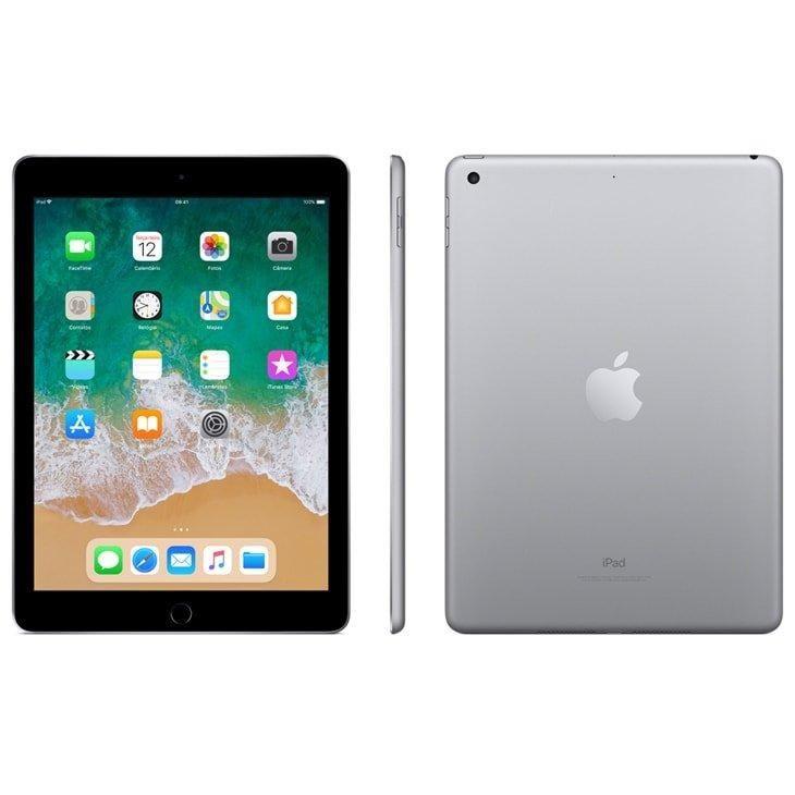 iPad 6 Apple, Tela Retina 9.7”, 128GB, Cinza Espacial, Wi-Fi